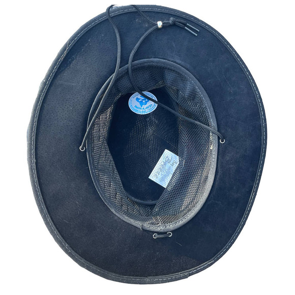 Monterey Bay Breeze Black Waterproof Crushable Vented  Hat - Picture 8 of 16